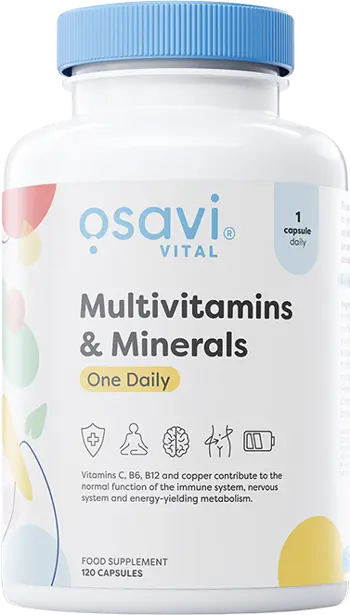 Osavi Vital Multivitamins & Minerals One Daily Мултивитамини и минерали за цялостна подкрепа х 120 капсули