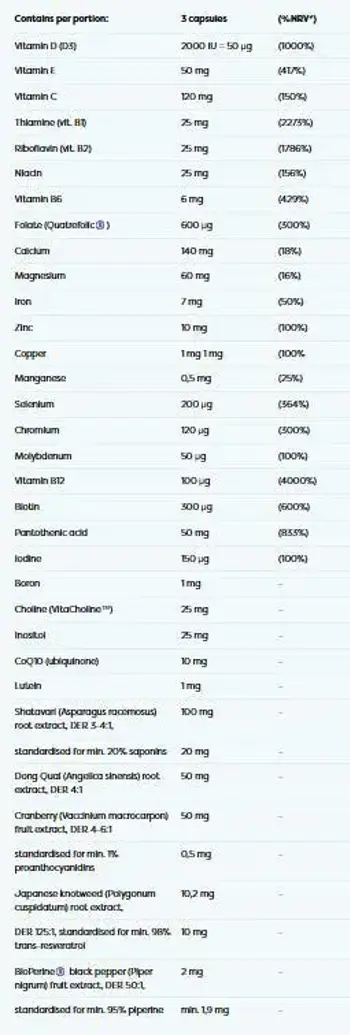Osavi Multivitamins & Minerals Woman Мултивитамини и минерали за жени х 90 капсули
