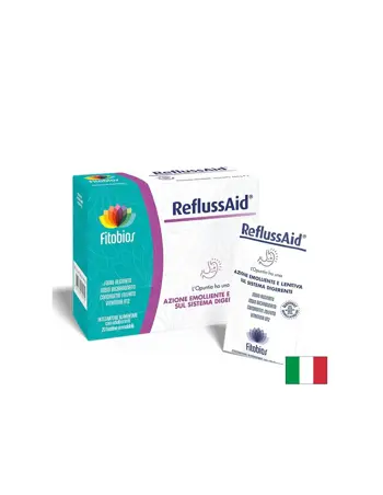 Fitobios Refluss Aid® Натриев алгинат + хондроитин + опунция – При киселини, рефлукс и стомашен дискомфорт, 20 сашета