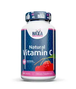 Натурален Витамин C от органична Ацерола / Natural Vitamin C from Organic Acerola fruit - 60 таблетки