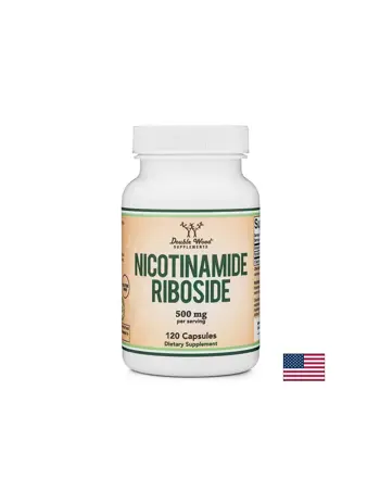 Double Wood Supplements Никотинамид рибозид – Клетъчна енергия и митохондриална функция, 250 mg, 120 капсули