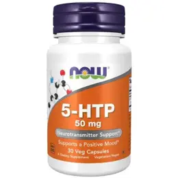 NOW - 5-HTP 50 мг- 30 Капсули