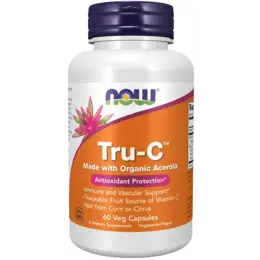 NOW - TRU-C БИО АЦЕРОЛА - 60 веган капсули