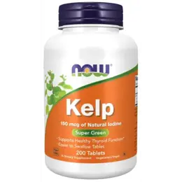 NOW - ЙОД (Kelp) 150 мкг - 200 Таблетки