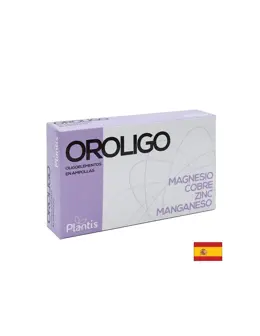 Artesania Agricola Oroligo Oligoelementos (магнезий, мед, цинк, манган) За силен имунитет, 20 ампули за пиене