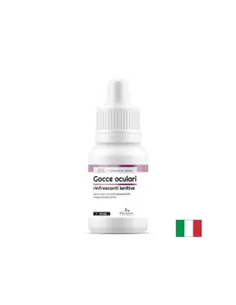 Sanavita Gocce oculari rinfrescanti lenitive Овлажняващи капки за очи с хиалуронова киселина (при употребата на контактни лещи) 10 мл