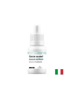 Paladin Pharma Sanavita Gocce oculari idratanti lubrificanti Овлажняващи капки за очи с хиалуронова киселина, хипромелоза и флорална вода, 10 ml