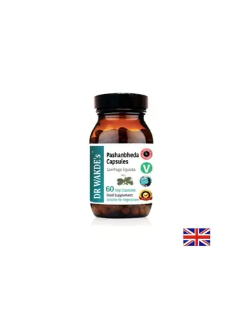 DR WAKDE's Pashanbheda Capsules (Saxifraga ligulata) В подкрепа на отделителната система х 60 капсули