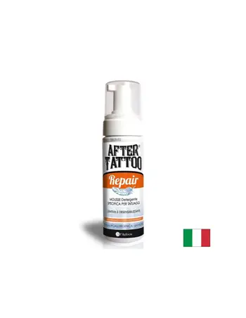 Fitobios After Tattoo Repair Почистваща мус-пяна за нова татуировка – С алое и пантенол, 100 ml