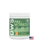 Double Wood Supplements Pre-Workout L-Цитрулин 3000 mg + Бета аланин 1600 mg + Кофеин 175 mg – Енергия и издръжливост, плодов пунш, 253 g