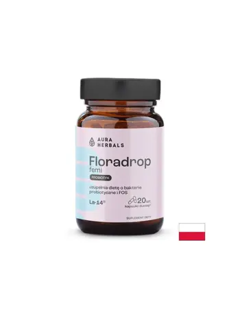 Пробиотик за жени – Интимен баланс и чревно здраве Floradrop, 15 млрд. CFU, 20 капсули