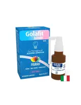 Fitobios Golafit® Bimbi Прополис + касис + живовляк – Успокоява гърлото и защитава устната лигавица при деца, 15 ml спрей