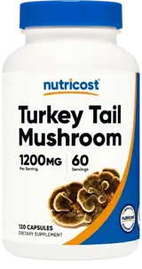 Nutricost Turkey Tail Пуешка опашка гъба 600 мг x 120 капсули