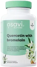 Osavi Quercetin with Bromelain Подкрепа за имунната система и намаляване на възпаленията х 120 капсули