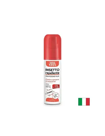 SanaVita Insetto repellente Protezione Plus Репелентен спрей против ухапвания от комари и насекоми