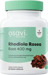 OSAVI Rhodiola Rosea Root 400 mg Подкрепа при стрес и умора х 60 капсули