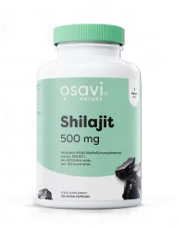 Osavi Nature Shilajit 500 mg | 60:1 Extract with 60+% Fulvic Acids За енергия и жизненост х 120 веган капсули