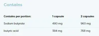 Osavi Advanced Sodium Butyrate SR 960 mg Подкрепа за здравето на червата х 60 веган капсули