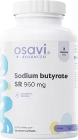 Osavi Sodium Butyrate SR 960 mg Sustained Release За здравето на червата х 120 веган капсули
