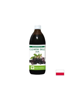 Сок от черен бъз + Витамин C 120 mg – Имунна защита, 500 ml, 10 дози