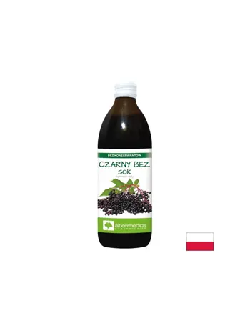 Сок от черен бъз + Витамин C 120 mg – Имунна защита, 500 ml, 10 дози