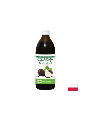 Сок от черна ряпа + Витамин C 120 mg – Имунна защита и спокойно дишане, 500 ml, 10 дози