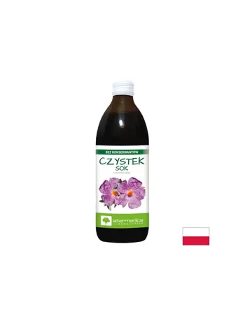 Сок от цистус + Витамин C 120 mg – Здрави стави и мускули, 500 ml, 10 дози
