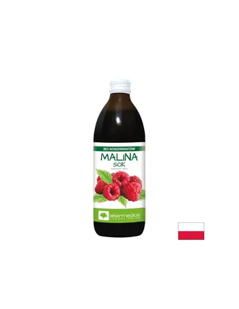 Сок от малина + Витамин C 120 mg – Имунна защита, 500 ml, 10 дози
