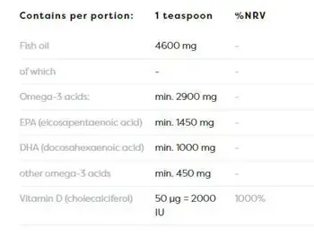 Super Omega Liquid + D3 2900 mg