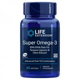 Super Omega-3 - Омега-3 от риба с добавени Лигнан от сусам и Маслина