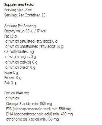 Super Strong Liquid Omega Kids 1160 mg