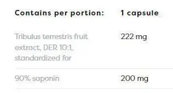 Tribulus Terrestris 90% | 200 mg Saponins