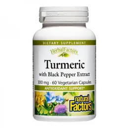 Тurmeric with Black Pepper Extract - Куркума 300 mg + Черен пипер