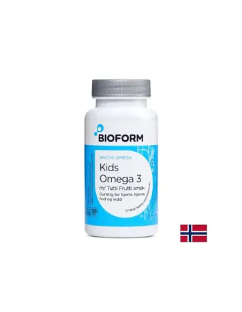 В подкрепа на имунитета, зрението и мозъчната функция - Омега-3 за деца, 214 mg х 60 капсули