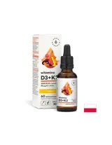 В подкрепа на костите, имунитета и мозъчната функция - Витамин D3 + K2 + Oмега-3, 30 ml капки