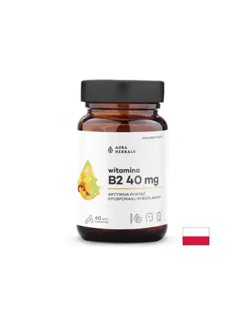 Витамин B2 Енергия, здрава кожа и спокойна нервна система 40 mg, 60 капсули