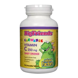 Vitamin C BigFriends®/ Витамин С за деца 250 mg х 90 дъвчащи таблетки с вкус на портокал