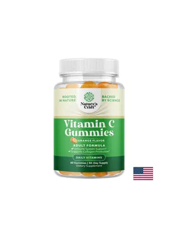 Nature's Craft Vitamin C Gummies Имунитет и антиоксидантна защита 125 mg