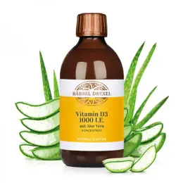 Vitamin D3 1000 I.E. mit Aloe Vera Konzentrat - Витамин D3 1000 IU + Алое Вера (концентрат)