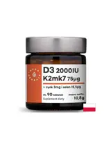 Витамин D3 25 µg + K2 MK-7 37.5 µg Здрави кости