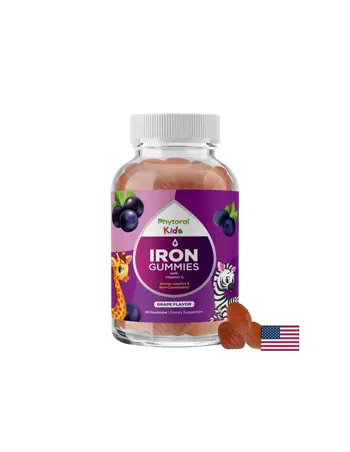 Phytoral Kids Iron Gummies with Vitamin C Желязо с витамин С и B-комплекс за деца – Енергия и когнитивно развитие